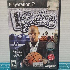 NBA Ballers Phenom  - PS2 Playstation 2 NO MANUAL Tested Video Game